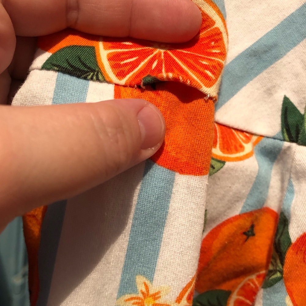 MODCLOTH x COLLECTIF Citrus Orange Blossom Stripe Swing Dress - Picture 9 of 11
